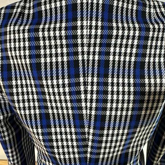 Banana Republic Plaid Lined Blazer Preppy Blazer Holiday - 12 Tall - Picture 3 of 8